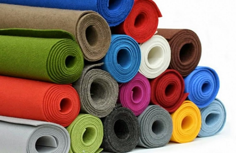 alt text: Hình ảnh minh họa các loại vải nỉ