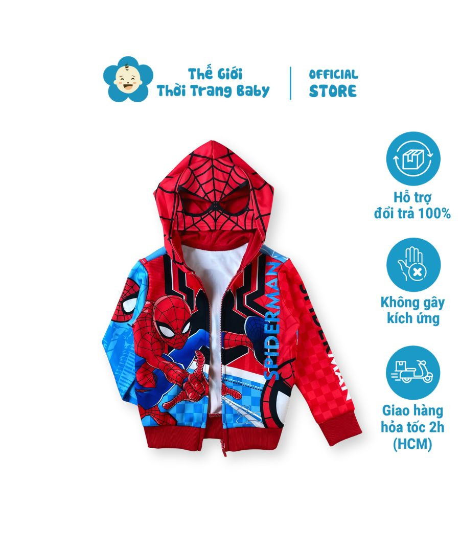 Áo khoác siêu nhân nhện
