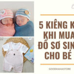 5 điều kiêng kỵ cần nhớ khi mua đồ sơ sinh cho bé