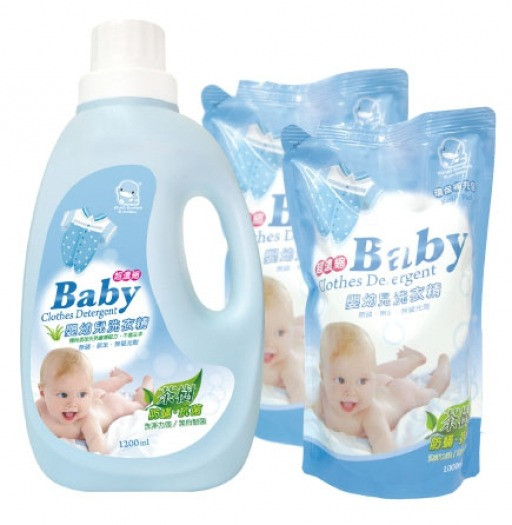 Nên dùng nước giặt chuyên dụng để giặt đồ cho trẻ em