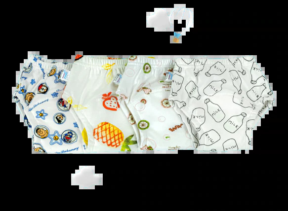Quần bỏ bỉm cotton cho bé