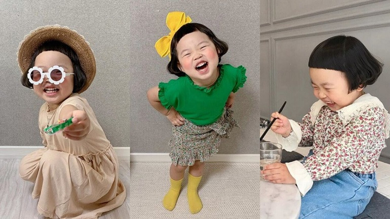 thời trang cho bé gái mập nên có nhiều phụ kiện